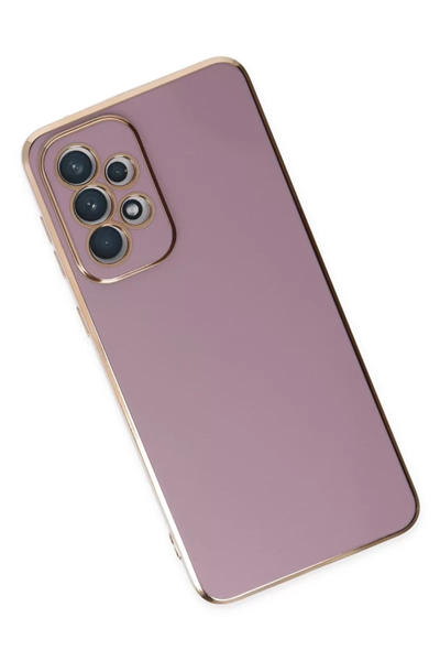 Samsung Galaxy A73 5G Kılıf Volet Silikon - Mor