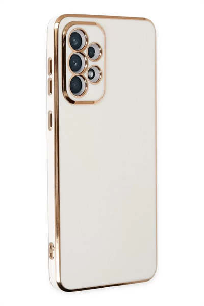 Samsung Galaxy A73 5G Kılıf Volet Silikon - Beyaz