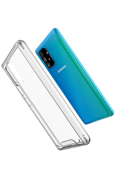 Samsung Galaxy A91 / S10 Lite Kılıf Lüx Şeffaf Silikon