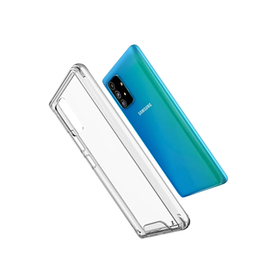 Samsung Galaxy A91 / S10 Lite Kılıf Lüx Şeffaf Silikon