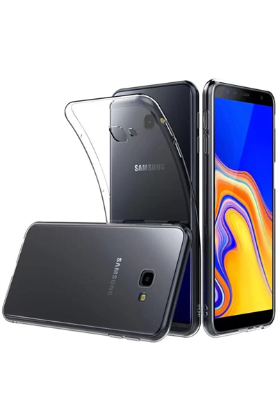 Samsung Galaxy J4 Plus Kılıf Lüx Şeffaf Silikon