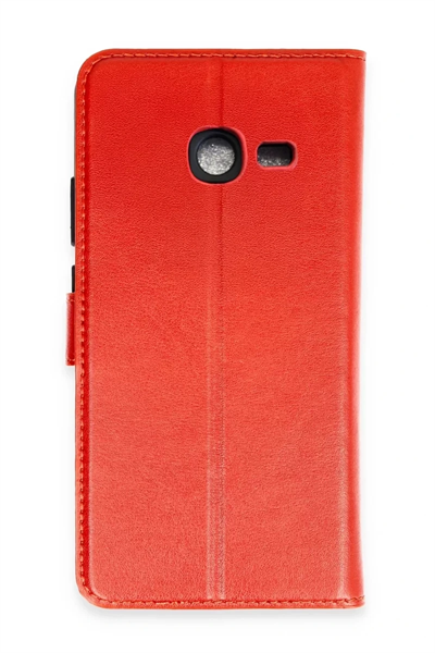 Samsung Galaxy J4 Plus Trend S Plus Kapaklı Kılıf - Kırmızı