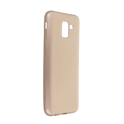 Samsung Galaxy J6 Kılıf First Silikon - Gold