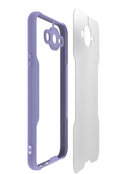 Samsung Galaxy J7 Kılıf Platin Silikon - Siyah