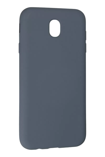 Samsung Galaxy J7 Pro / J730 Kılıf Nano içi Kadife Silikon - Gri