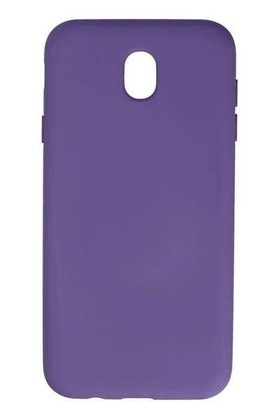 Samsung Galaxy J7 Pro / J730 Kılıf Nano içi Kadife Silikon - Mor