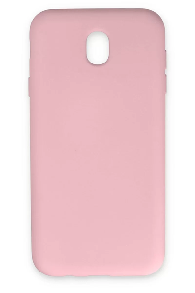 Samsung Galaxy J7 Pro / J730 Kılıf Nano içi Kadife Silikon - Pudra
