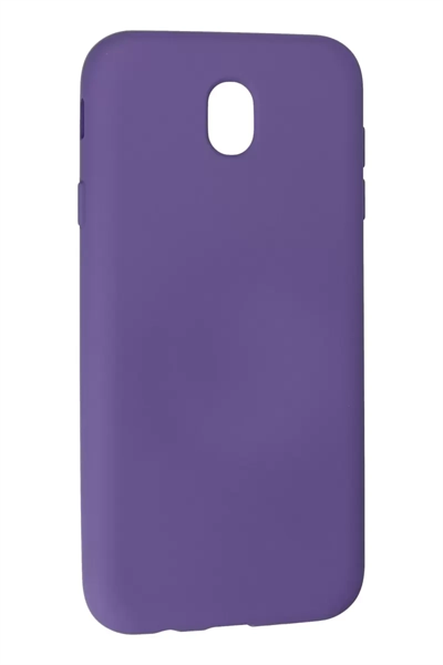 Samsung Galaxy J7 Pro / J730 Kılıf Nano içi Kadife Silikon - Mor