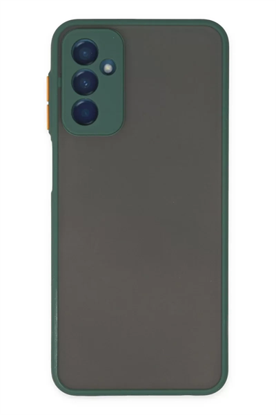 Samsung Galaxy M13 Kılıf Montreal Silikon Kapak - Yeşil