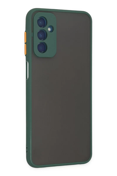 Samsung Galaxy M13 Kılıf Montreal Silikon Kapak - Yeşil