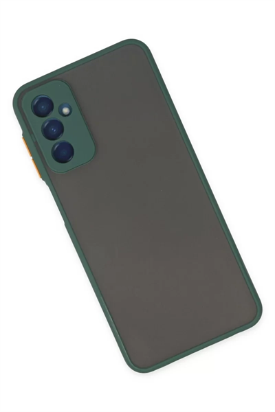 Samsung Galaxy M13 Kılıf Montreal Silikon Kapak - Yeşil