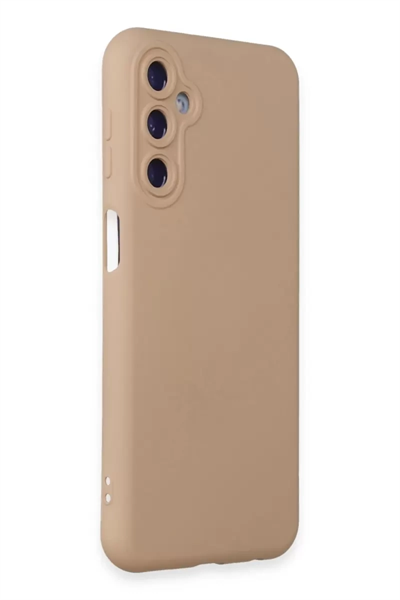 Samsung Galaxy M14 5G Kılıf Nano içi Kadife Silikon - Pudra