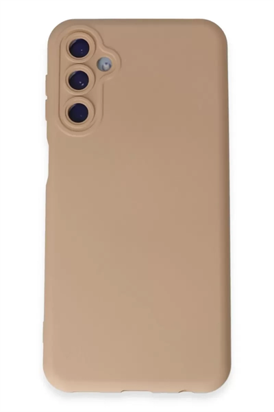 Samsung Galaxy M14 5G Kılıf Nano içi Kadife Silikon - Pudra