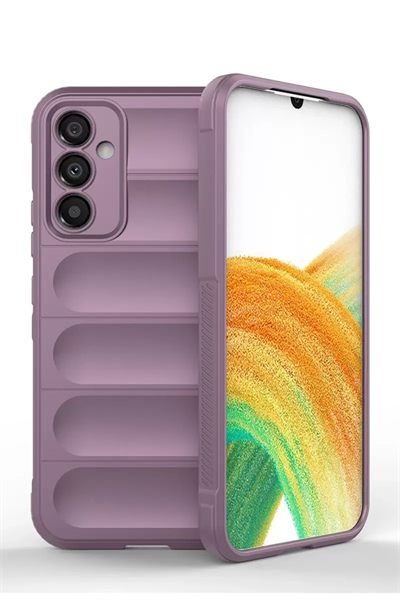 Samsung Galaxy M14 5G Kılıf Optimum Silikon - Mor