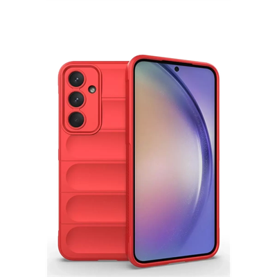 Samsung Galaxy M14 5G Kılıf Optimum Silikon - Kırmızı