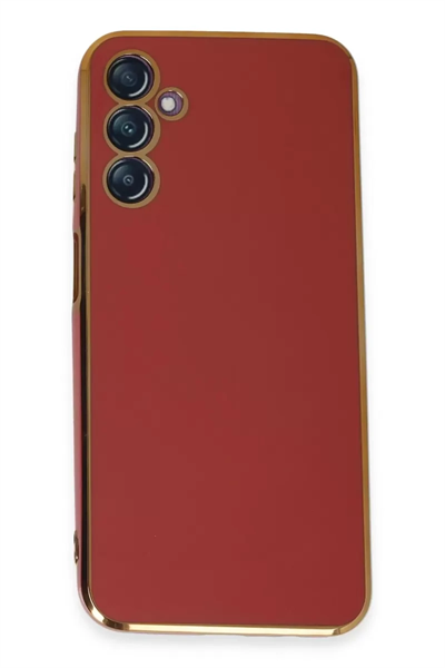 Samsung Galaxy M14 5G Kılıf Volet Silikon - Kırmızı