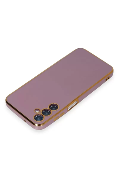Samsung Galaxy M14 5G Kılıf Volet Silikon - Mor