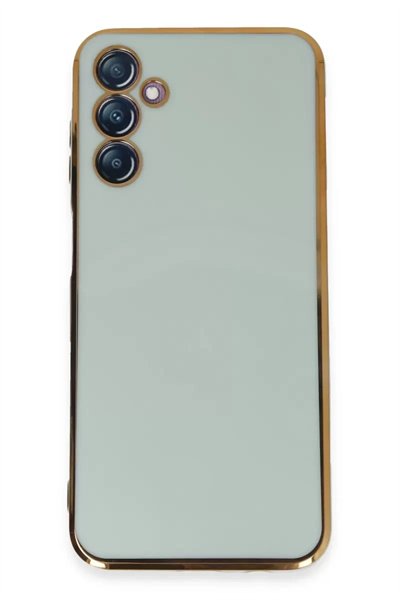 Samsung Galaxy M14 5G Kılıf Volet Silikon - Açık Yeşil