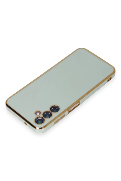 Samsung Galaxy M14 5G Kılıf Volet Silikon - Açık Yeşil