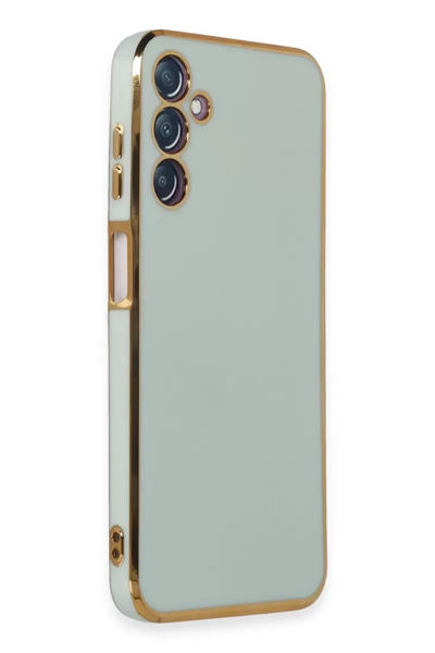 Samsung Galaxy M14 5G Kılıf Volet Silikon - Açık Yeşil