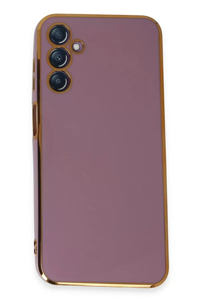 Samsung Galaxy M14 5G Kılıf Volet Silikon - Mor