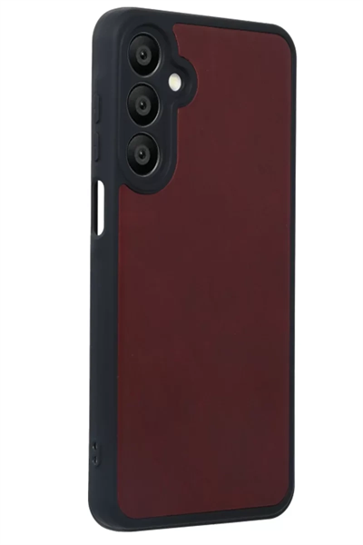 Samsung Galaxy M15 Kılıf Aras Deri Kapak - Bordo