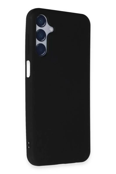 Samsung Galaxy M15 Kılıf First Silikon - Siyah