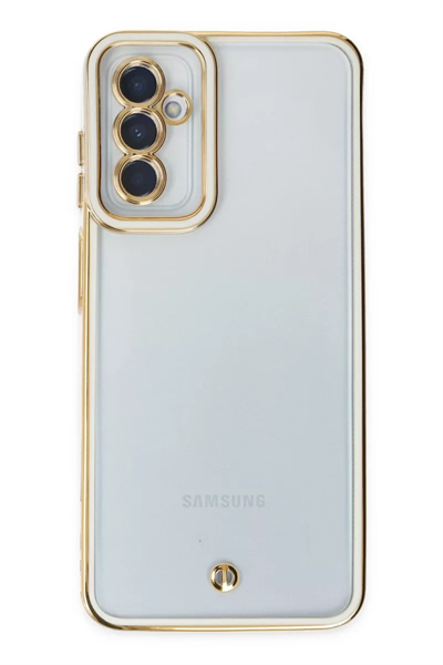 Samsung Galaxy M23 Kılıf Liva Lens Silikon - Beyaz
