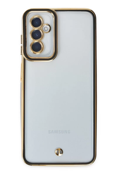 Samsung Galaxy M23 Kılıf Liva Lens Silikon - Siyah