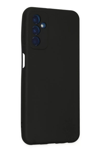 Samsung Galaxy M23 Kılıf Nano içi Kadife Silikon - Siyah