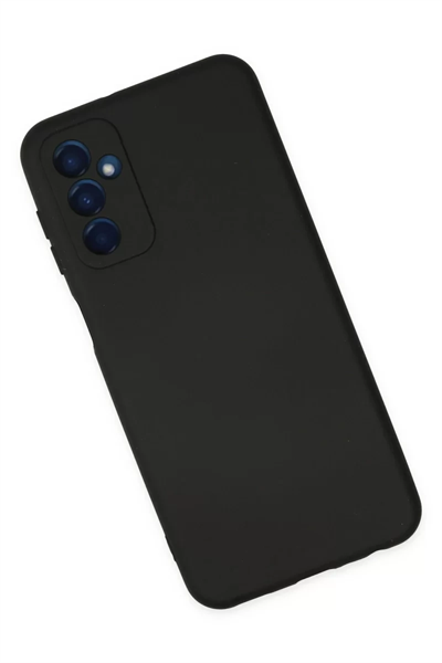 Samsung Galaxy M23 Kılıf Nano içi Kadife Silikon - Siyah