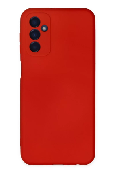Samsung Galaxy M23 Kılıf Nano içi Kadife Silikon - Kırmızı