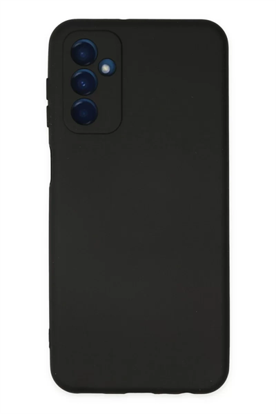 Samsung Galaxy M23 Kılıf Nano içi Kadife Silikon - Siyah