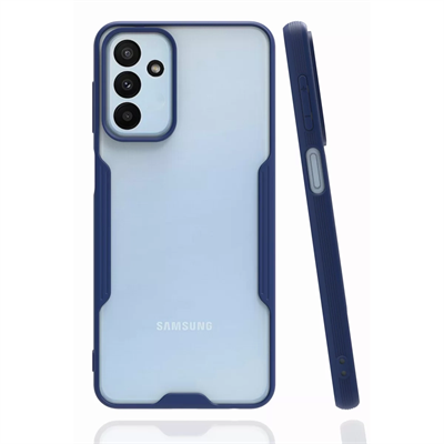 Samsung Galaxy M23 Kılıf Platin Silikon - Lacivert