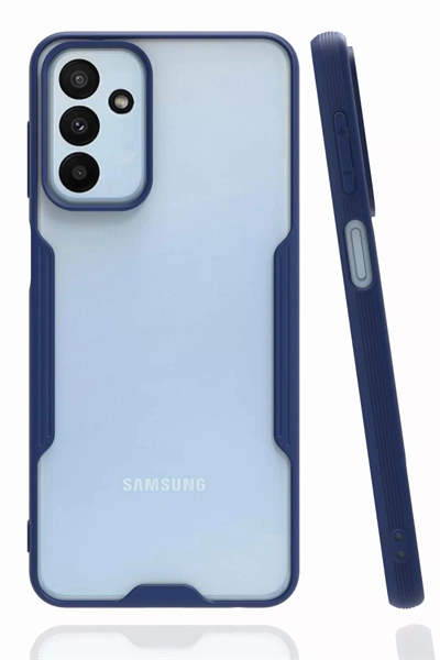 Samsung Galaxy M23 Kılıf Platin Silikon - Lacivert