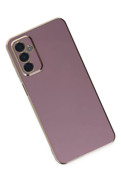 Samsung Galaxy M23 Kılıf Volet Silikon - Mor