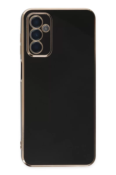Samsung Galaxy M23 Kılıf Volet Silikon - Siyah