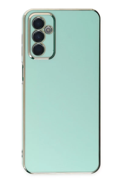 Samsung Galaxy M23 Kılıf Volet Silikon - Açık Yeşil