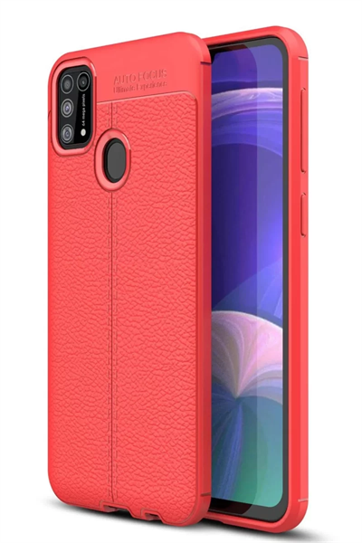 Samsung Galaxy M31 Kılıf Auto Focus Kapak - Kırmızı