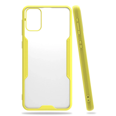 Samsung Galaxy M31 Kılıf Platin Silikon - Sarı