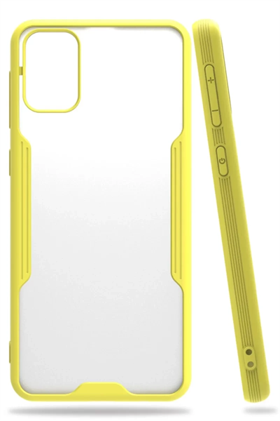 Samsung Galaxy M31 Kılıf Platin Silikon - Sarı