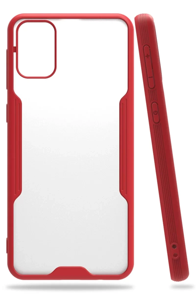 Samsung Galaxy M31 Kılıf Platin Silikon - Kırmızı