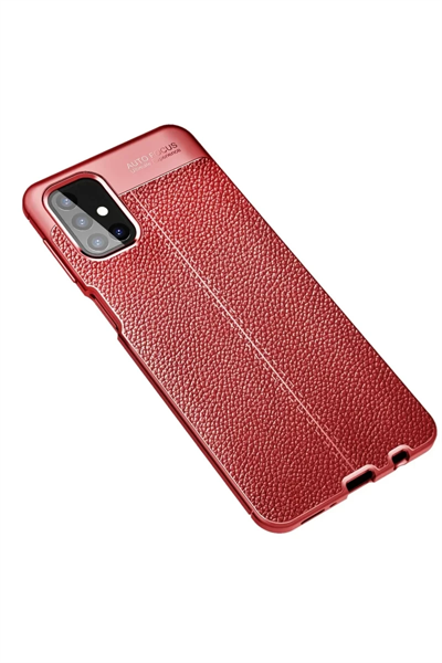 Samsung Galaxy M31S Kılıf Auto Focus Kapak - Kırmızı