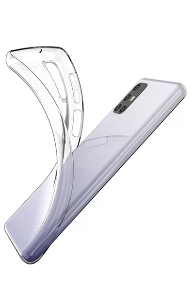 Samsung Galaxy M31S Kılıf Lüx Şeffaf Silikon