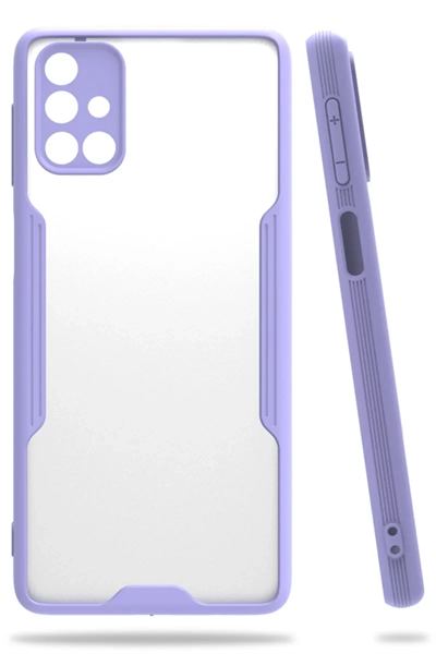 Samsung Galaxy M31S Kılıf Platin Silikon - Lila