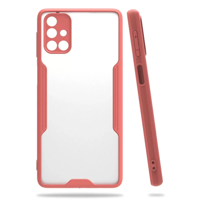 Samsung Galaxy M31S Kılıf Platin Silikon - Pembe