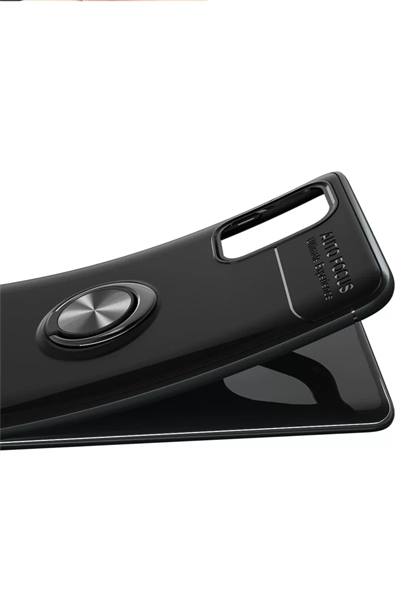 Samsung Galaxy M31S Kılıf Range Yüzüklü Silikon - Kırmızı