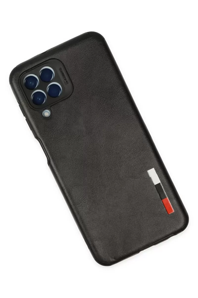 Samsung Galaxy M33 Kılıf Loop Deri Silikon - Siyah