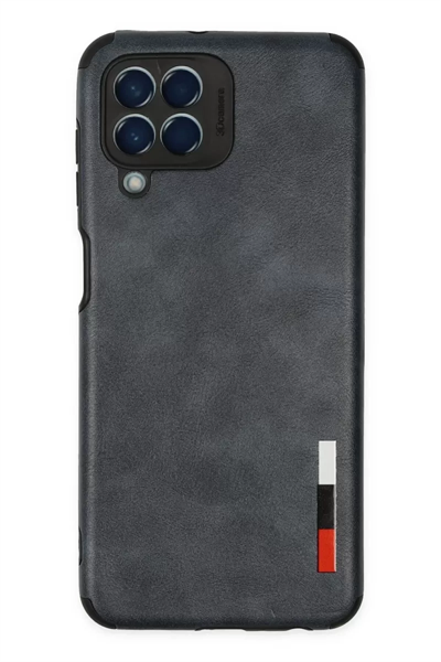 Samsung Galaxy M33 Kılıf Loop Deri Silikon - Lacivert