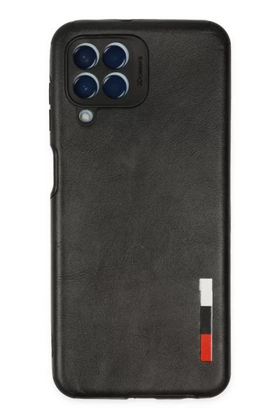 Samsung Galaxy M33 Kılıf Loop Deri Silikon - Siyah